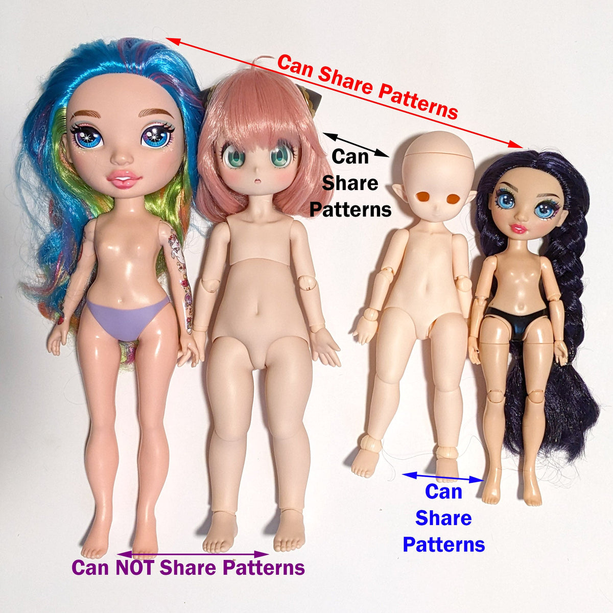 Volks Chimikko and Imomo 1/6 Doll Sizing & Review – Requiem Art