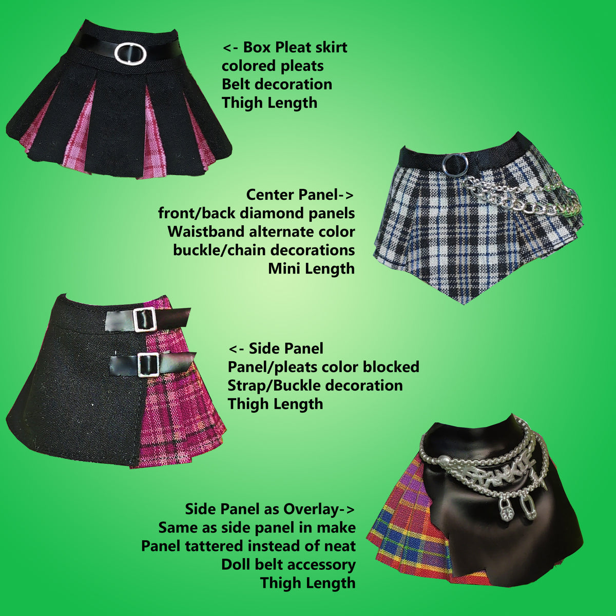 1/3 Teen DDP OB50PLEATS & PLAID - Punky knife and box