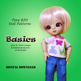 Tiny Lati YoSD - Learn To Sew Bundle - Dresses, casuals, jeans & a T-Shirt