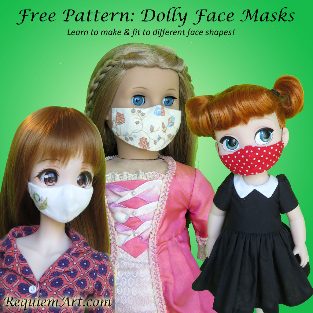Free Pattern: Dolly Face Masks