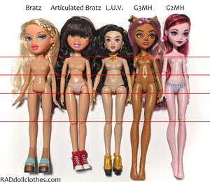 L.U.V. Doll review & sizing