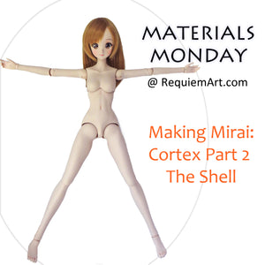 Materials Monday: Making a Mirai Cortex doll with blended seams