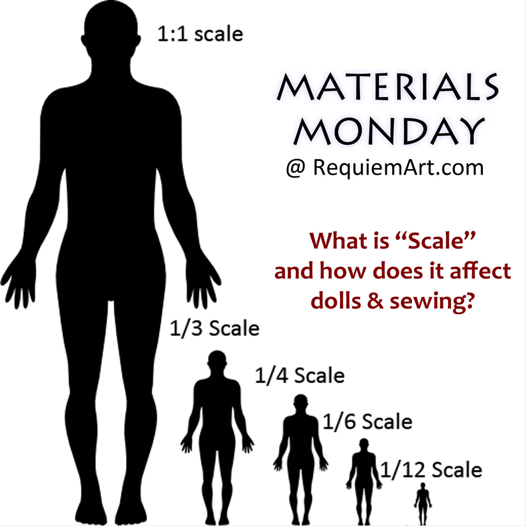 Materials Monday: Scale in dolls and doll clothing