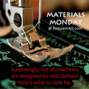 Materials Monday: Sewing Machines for doll clothes