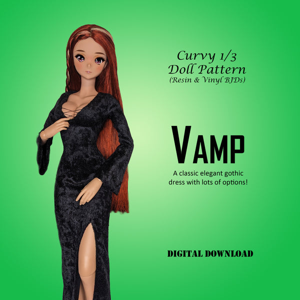 1/3 Vamp! 60cm Resin & Vinyl BJD Dolls - Fashion Doll Gothic costume w Requiem Art Designs 1/3 Vamp! 60cm Resin & Vinyl BJD Dolls - Fashion Doll Gothic costume w Requiem Art Designs