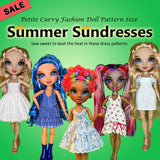 PC 10" Fashion Doll SUMMER SUNDRESSES Bargain Bundle - A collection of summery dresses