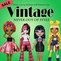 PC 11" Fashion Dolls VINTAGE Bargain Bundle - A collection of classic styles