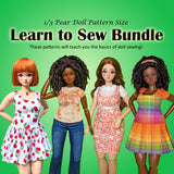 Learn To Sew Bundle: 1/3 Pear size