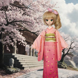 1/3 Teen DDP OB50 - Japanese Kimono - Yukata and furisode dresses - Downloadable RAD Doll Clothes PDF Sewing Pattern