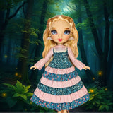 PC Mori Girls 11" Fashion Doll - Japanese fashion forest girl cottagecore ruffled skirt, dress, tunic, blouse combo - Downloadable RAD Doll Clothes PDF Sewing Pattern