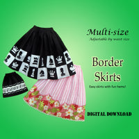 Bordered Skirts