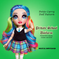 Petite Curvy Private School Uniform