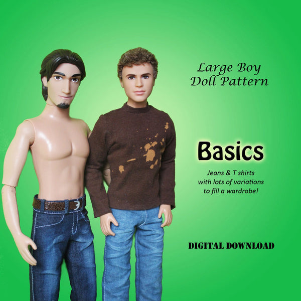 Large Boy Basics: Jeans & T-Shirt